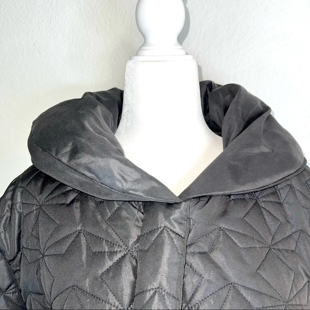 New York & Co Puffy Black Coat Size Jr Large - Picture 5 of 10
